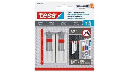 Nalepovací šroub "Powerstrips® 77775", na tapety, omítku, TESA
