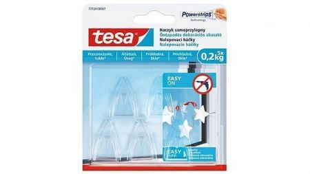 Lepicí háčky "Powerstrips® 77734", transparentní, TESA