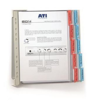 Nástěnný držák "FUNCTION WALL 10" mix barev, 10 kapes, DURABLE 569100