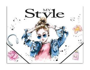 Desky s gumičkou "Style", 15 mm, PP, A4, PANTA PLAST