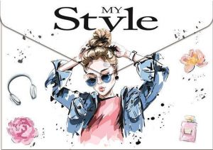 Desky s drukem "Style", A5, PP, 180 micron, PANTA PLAST