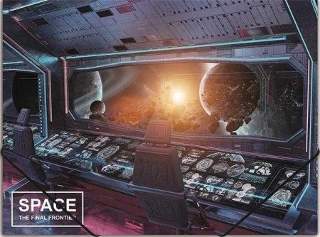 Desky s gumičkou "Space", 15 mm, PP, A4, PANTA PLAST