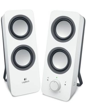 Reproduktor "Z200", bílá, 2.0, stereofonní, 5 W RMS, LOGITECH, 980-000811