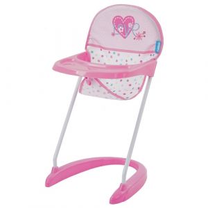 Látková židlička - srdíčka