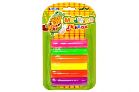 Modelína Nara Neon 6 barev 120g