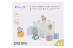 Dřevěná vkládačka se zvířátky