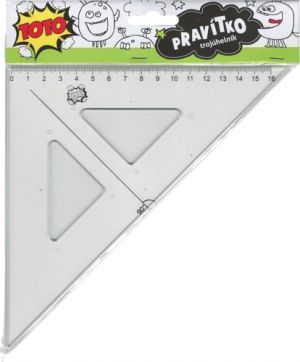 Trojúhelník  W 16cm s kolmicí