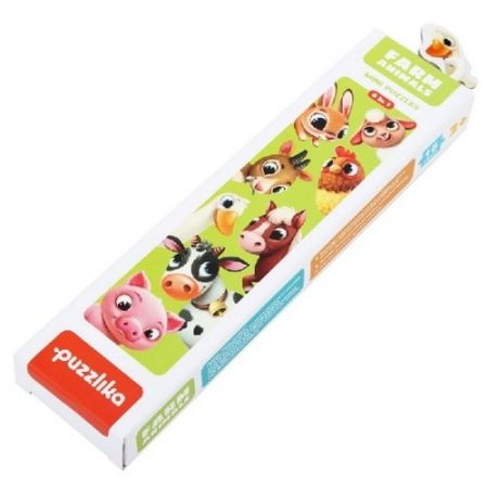 Domácí zvířátka - naučné puzzle 8 zvířátek - 16 dílů