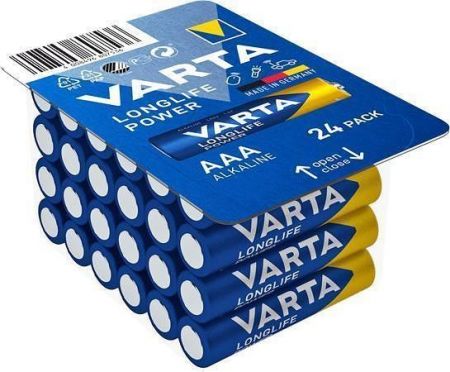 Baterie "Longlife Power", AAA, 24 ks, VARTA