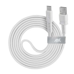 USB kabel "PS6002", USB-USB-C, 1,2 m, bílá, RIVACASE