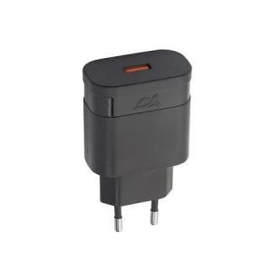 Síťová nabíječka "PS4110", 1xUSB, 18W, QC 3.0, černá, RIVACASE