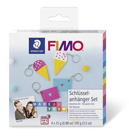 FIMO Soft Sada DIY Přívěsek na klíče BFF