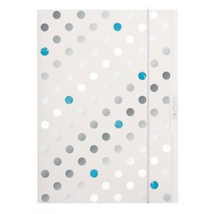 Desky A4 Frozen Glam s gumou, 3 chlopně