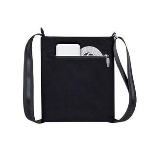Taška přes rameno na tablet &quot;Cardiff Canvas 8509&quot;, černá, 8&quot;, RIVACASE