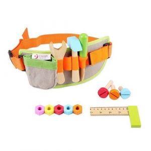 Opasek s dřevěným nářadím 13ks