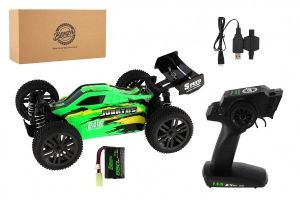 Auto RC Buggy Bonzai Jubatus terénní 30cm plast zelené 2,4GHz na bat.+2xdob. pack v krab.