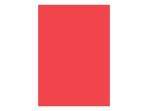 Barevný papír pro výtvarné účely A3/100listů/80g , červený, EKO