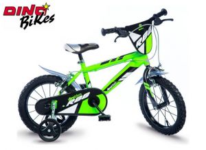 Dino Bikes Dětské kolo zelené 16" 2017
