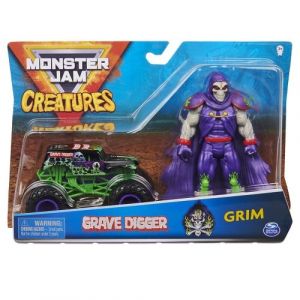 Monster Jam Kovové auto s figurkou