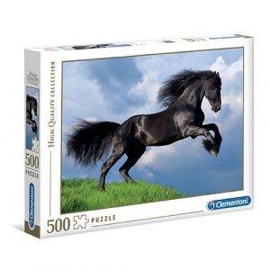 Puzzle 500 dílků Černý kůň