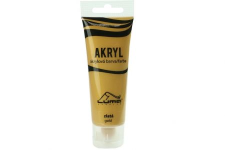Barva akrylová METAL zlatá 75ml