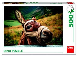 Puzzle 500 dílků Oslík