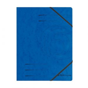 Desky s gumičkou A4 prešpánové modré (Herlitz)