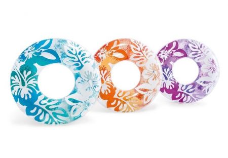 Kruh plovací Květiny 91 cm