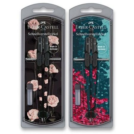 Kružítko Faber-Castell Quick Set Compass 2021 Girls