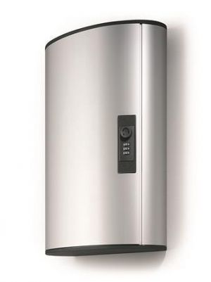 Skříňka na klíče "KEY BOX CODE", stříbrná, 72 klíčů, s číselným kódem, DURABLE 196723