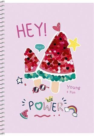 Spirálový sešit "Stay simple", čtverečkovaný, mix, A5, 80 listů, SHKOLYARYK A5-SC-080-6094