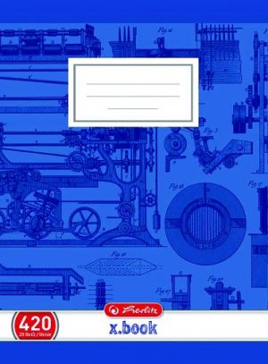 Školní sešit A4/20 listů, 70 g/m2, bezdřevý čistý, 420