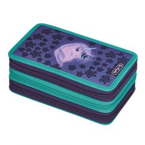 Herlitz - Plný penál, 3 patra, jednorožec