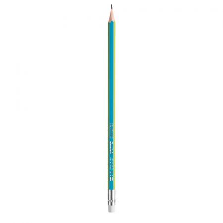 Tužka s gumou 4 ks, GREENline, HB,FSC