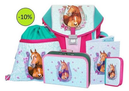 Školní aktovkový set ERGO ONE Beauty 5-dílný