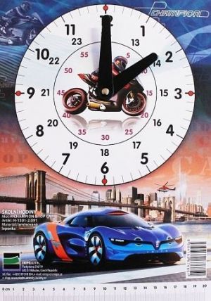 Školní hodiny Champion - Top Car