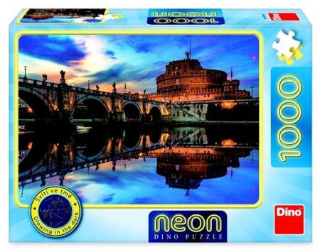 Puzzle Andělský hrad 1000 dílků neon