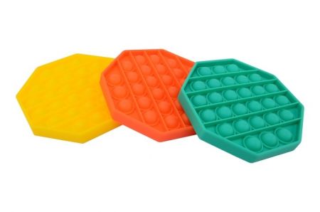 Fidget Snap & Pop hexagon 12,5 cm