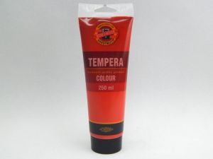 KOH-I-NOOR Barva temperová 250ml rumělka červená