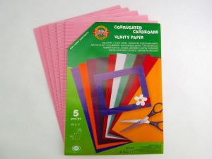 KOH-I-NOOR Vlnitý papír – růžový