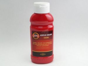 KOH-I-NOOR Barva akrylová 500ml červená tmavá 0310