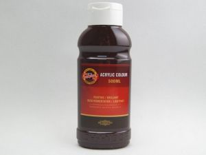 KOH-I-NOOR Barva akrylová 500ml hněď tmavá 0610