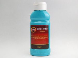 KOH-I-NOOR Barva akrylová 500ml tyrkysová 0460