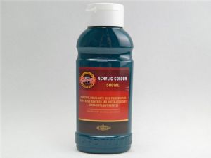KOH-I-NOOR Barva akrylová 500ml zeleň tmavá 0510