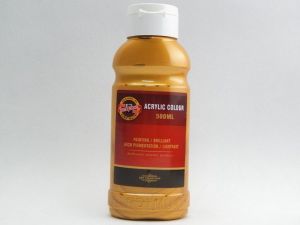 KOH-I-NOOR Barva akrylová 500ml zlatá 0810