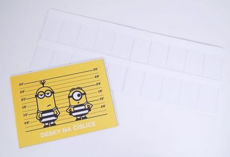 Desky na číslice Despicable / 3-98717