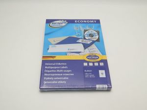 Etikety 105x48mm, bílé ELA021 - 100 kusů A4