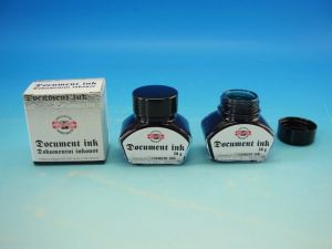 KOH-I-NOOR Inkoust plnicí dokumentní 30g černý ve skleněné lahvičce