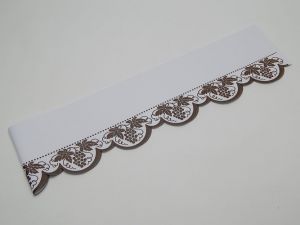 Krajka 4276 kredencová víno, hnědá/10ks