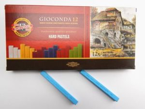 KOH-I-NOOR Pastel tvrdý umělecký 7x7-75 8100 modř kobaltová světlá